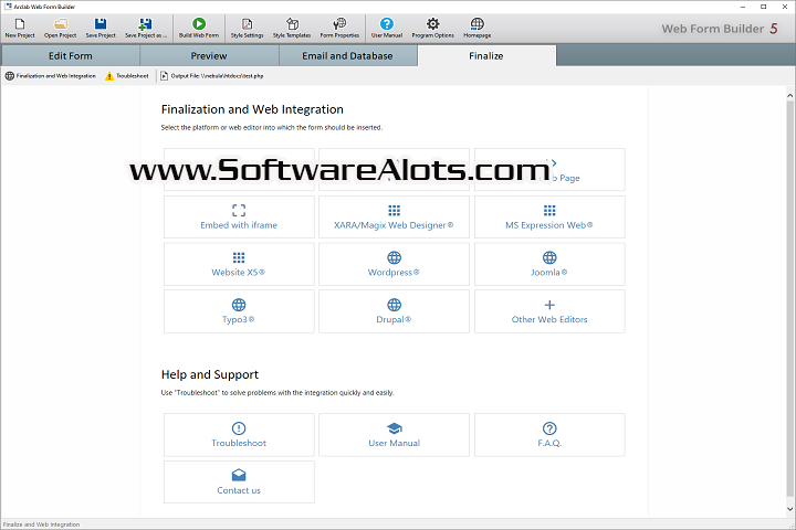 Arclab Web Form Builder 5.5.6 PC Software with patch