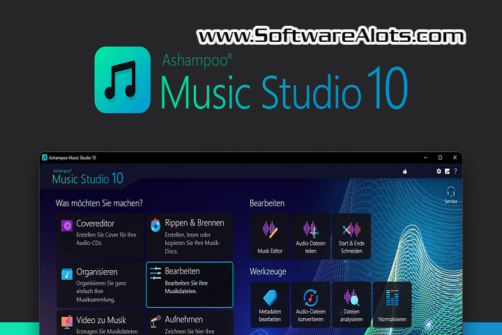 Ashampoo Music Studio 10.0 PC Software with patch