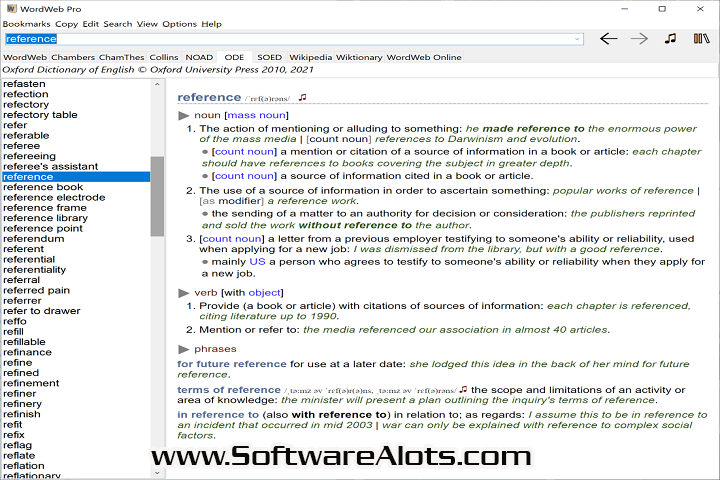 WordWeb 10.33 PC Software with patch