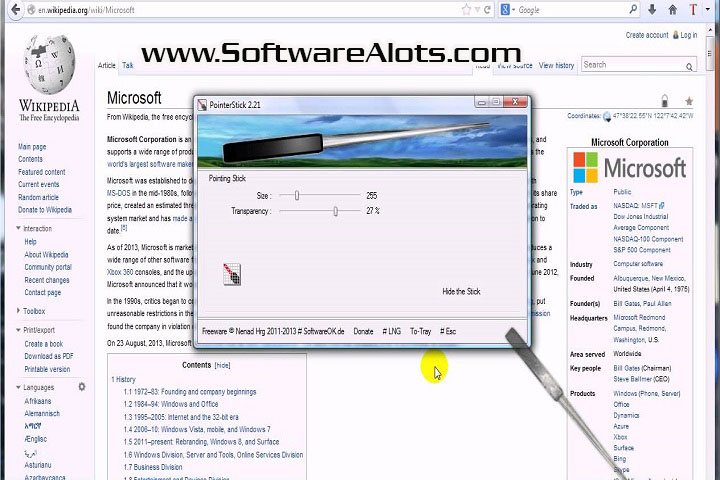 Pointer Stick 31.05 PC Software with patch