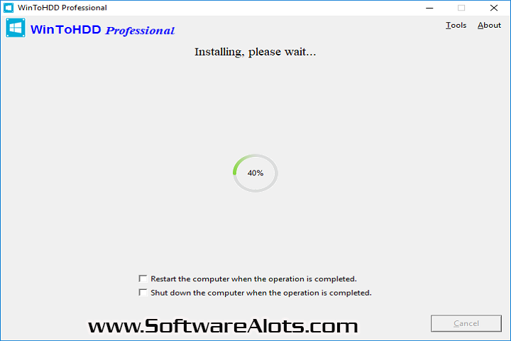 WinToHDD 6.0.2 PC Software with patch