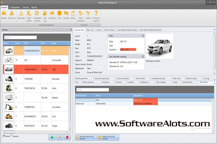 Vinitysoft Vehicle Fleet Manager 2023.11.7 PC Software with patch