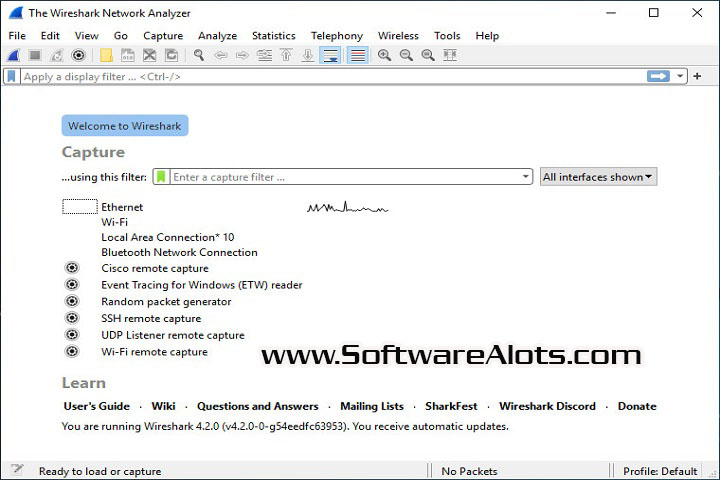 Wireshark 4.2.0 PC Software with crack