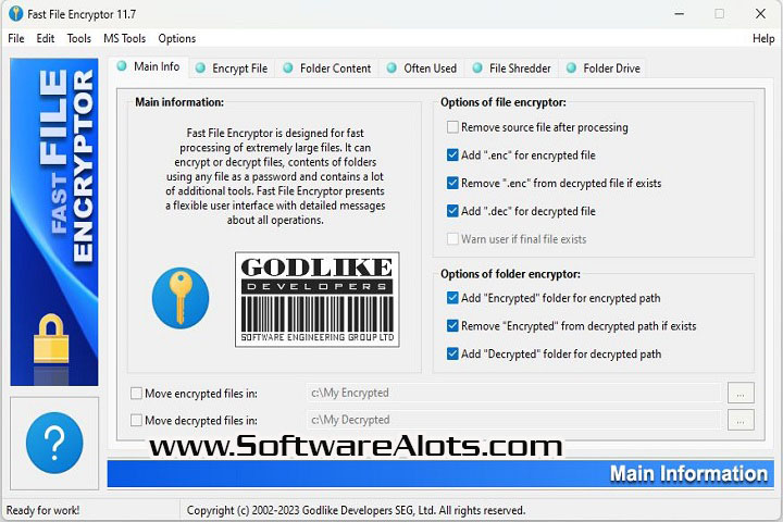 Fast File Encryptor 11.7 PC Software with crack