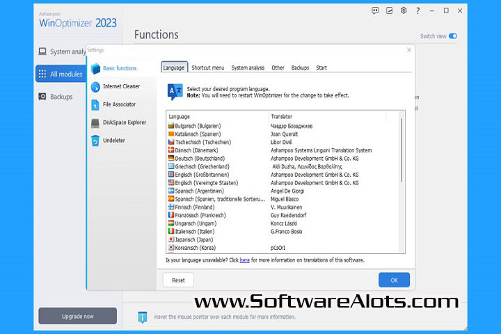 Ashampoo WinOptimizer Free 1.0.0 PC Software with keygen