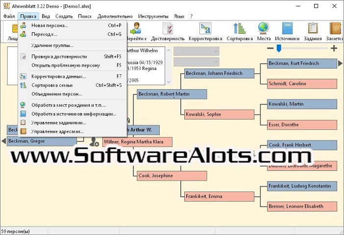 Ahnenblatt 4.40 PC Software Ahnenblatt 4.40 PC Software
